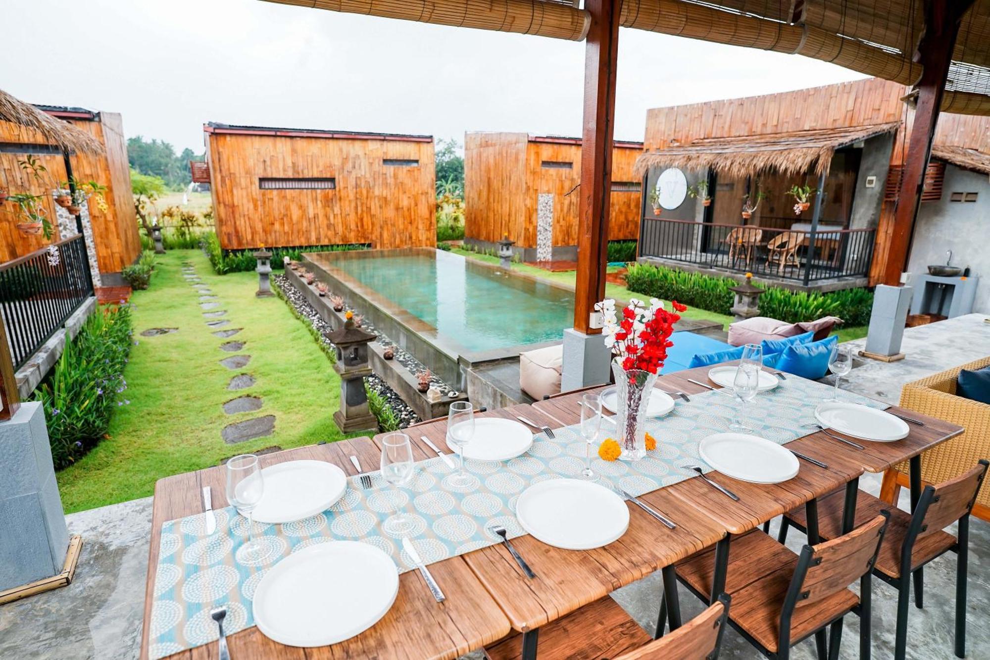 Nila Chandra Bungalows Ubud Exterior foto